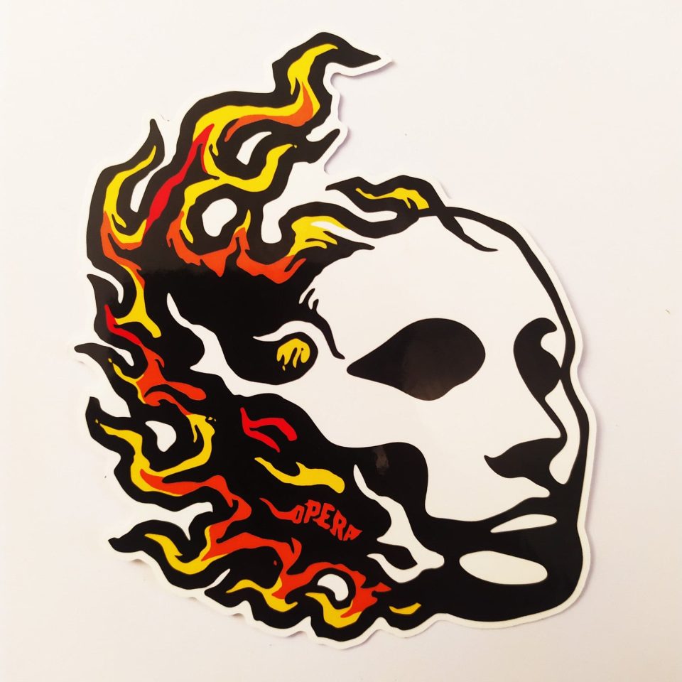 Opera stickerdoll Sticker