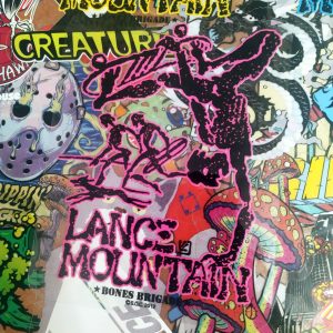 Powell Peralta. Lance Mountain Future Primitive stickerdoll Sticker in Pink. 11.5cm x 9cm approx