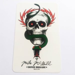 Powell Peralta. Mike McGill Skull & Snake stickerdoll Sticker. 15cm x 9.5cm approx