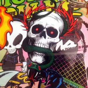 Powell Peralta. Mike McGill Skull & Snake stickerdoll Sticker. 15cm x 9.5cm approx