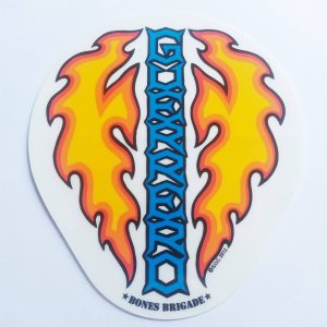 Powell Peralta. Tommy Guerrero Flames stickerdoll Sticker. 13cm x 11.5cm approx