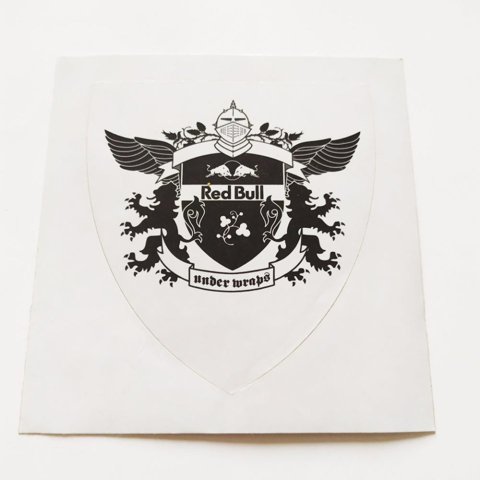 Red Bull - Under Wraps stickerdoll Sticker - 8.5cm high approx