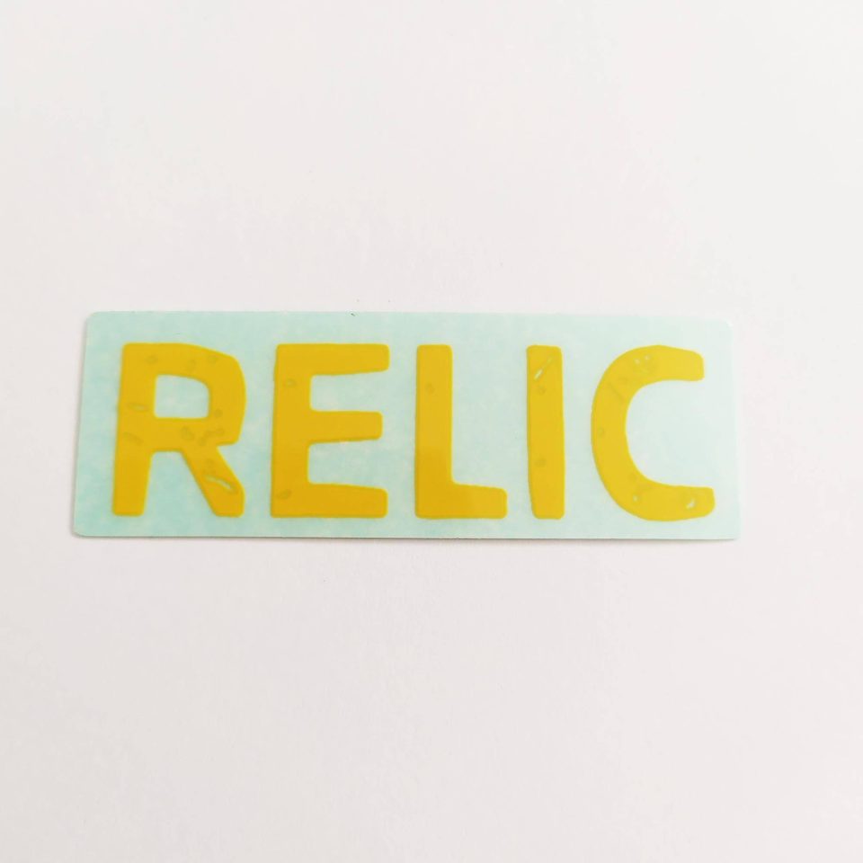 Relic BMX Sticker - Orange