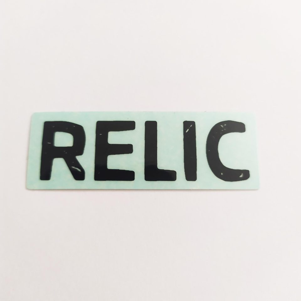 Relic BMX Sticker - Black