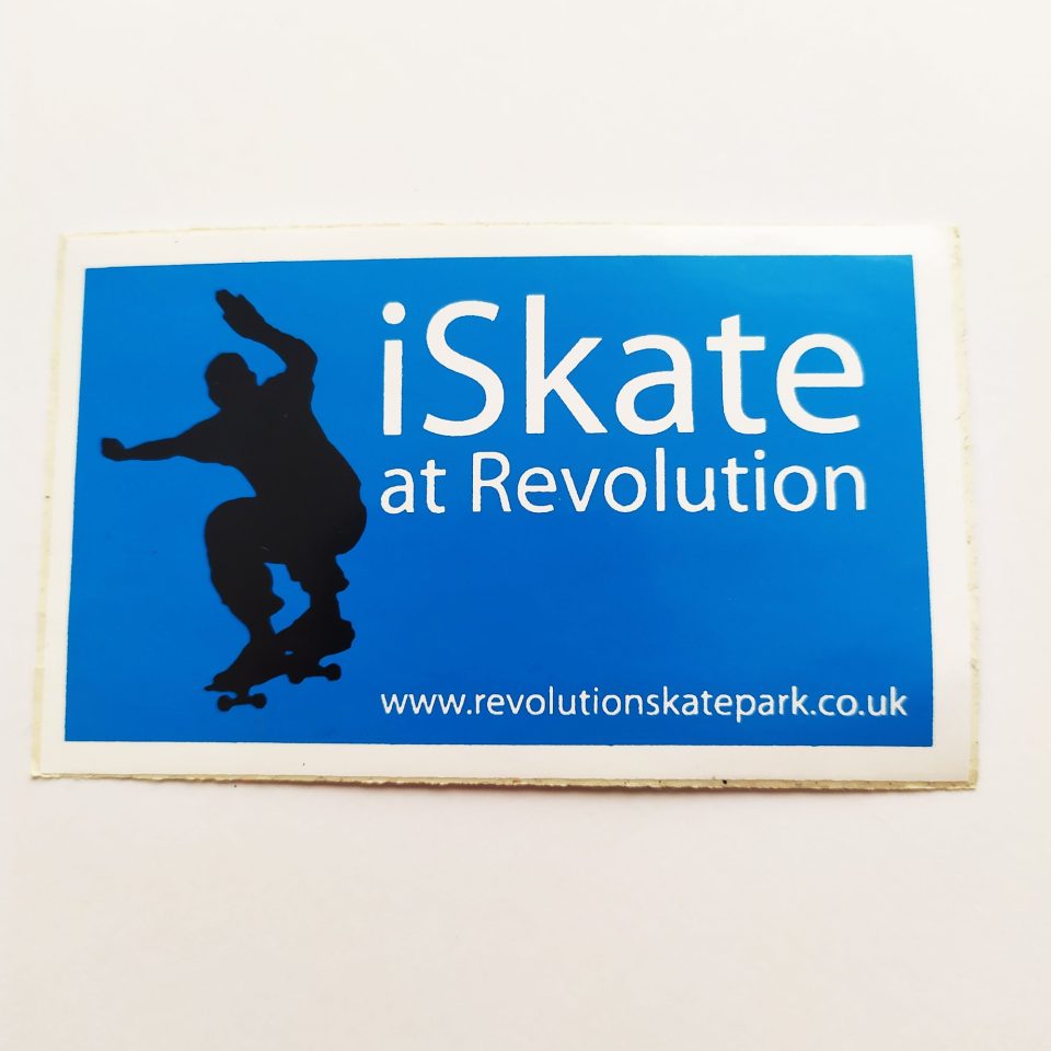 Revolution Skatepark Skate Sticker