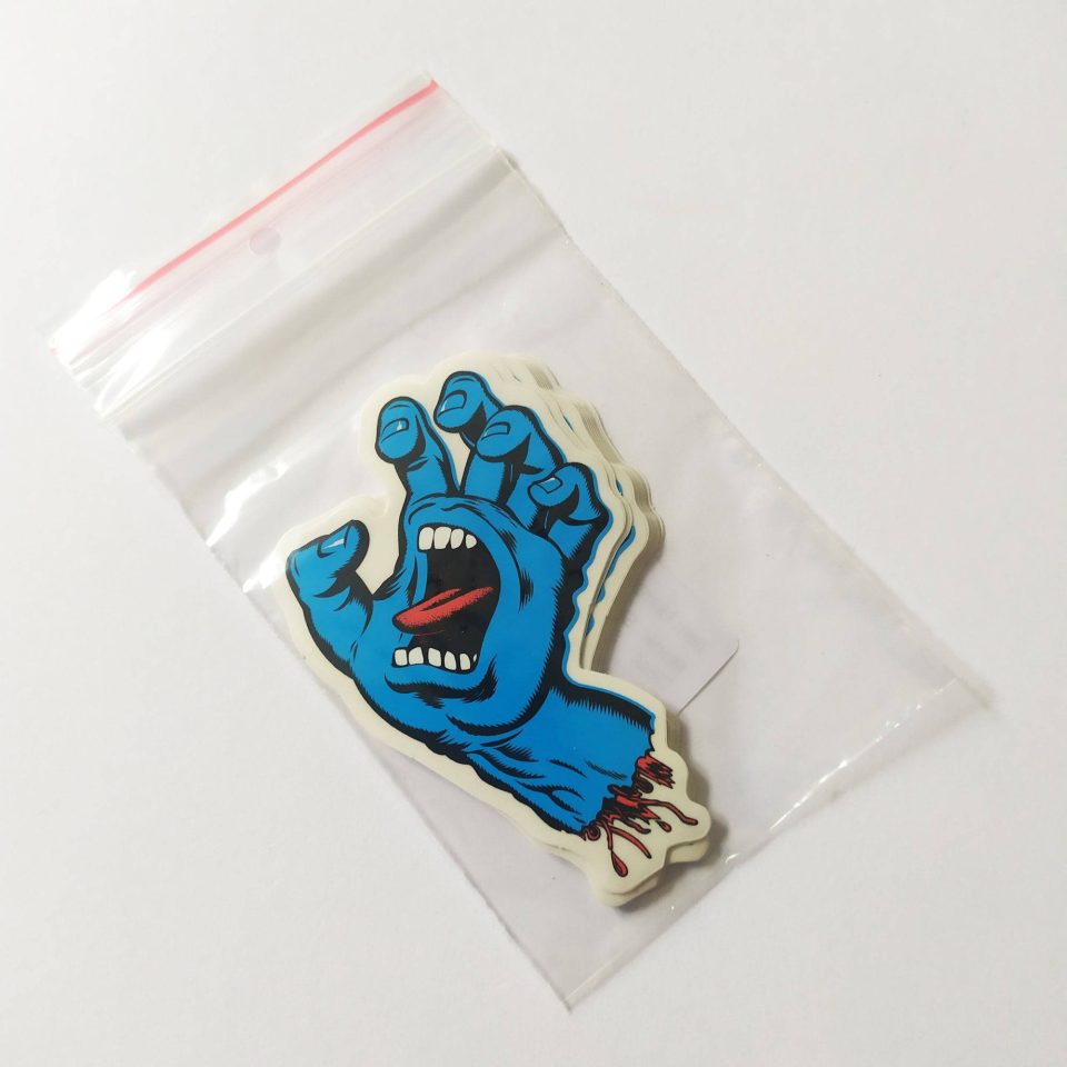 Santa Cruz Screaming Hand Stickers - 10 pack - sealed