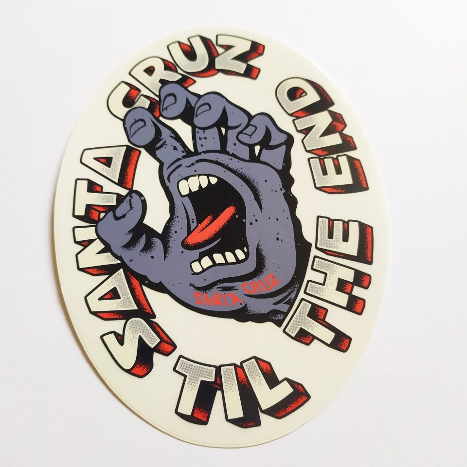 Santa Cruz - Till The End Sticker