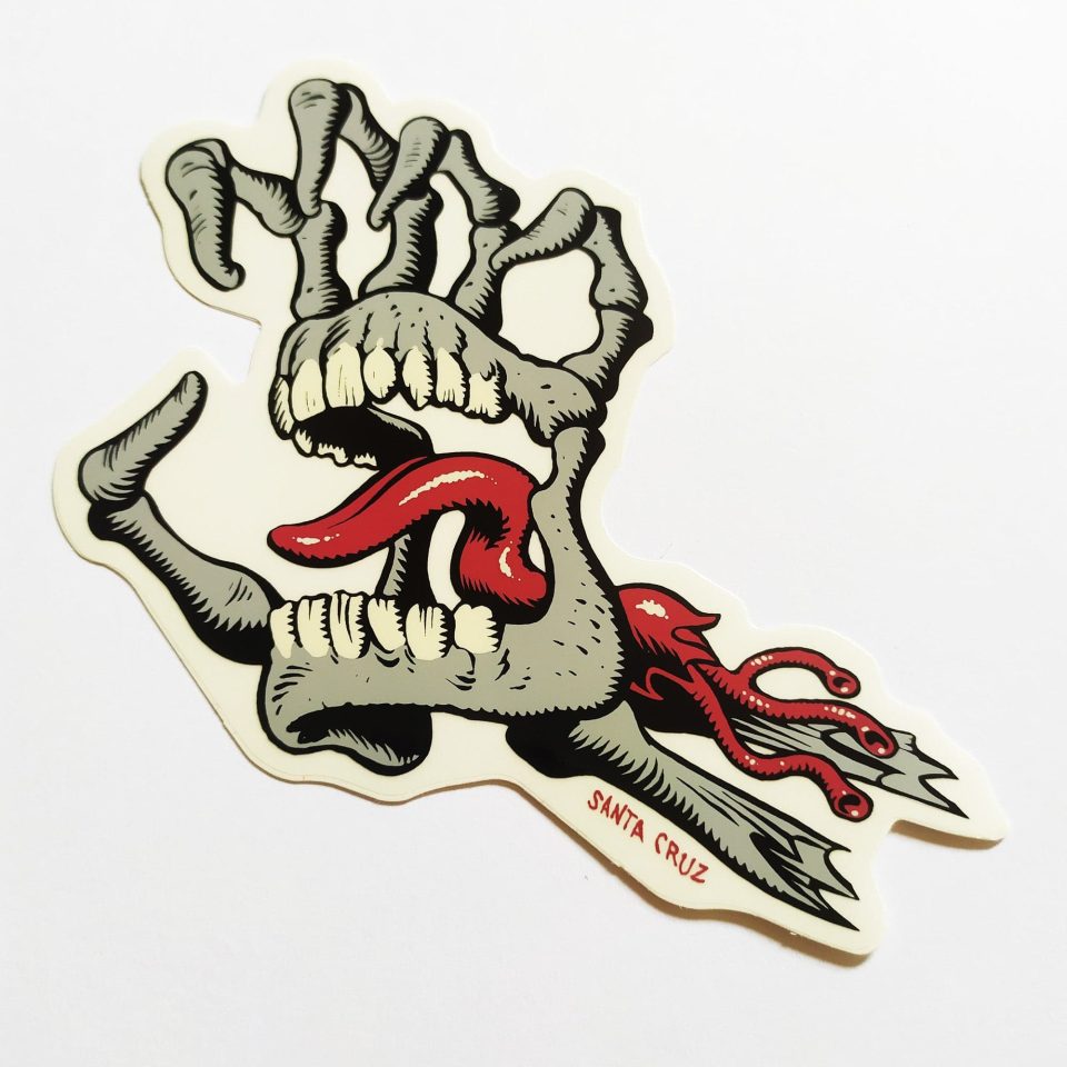 Santa Cruz - Bone Hand II Sticker
