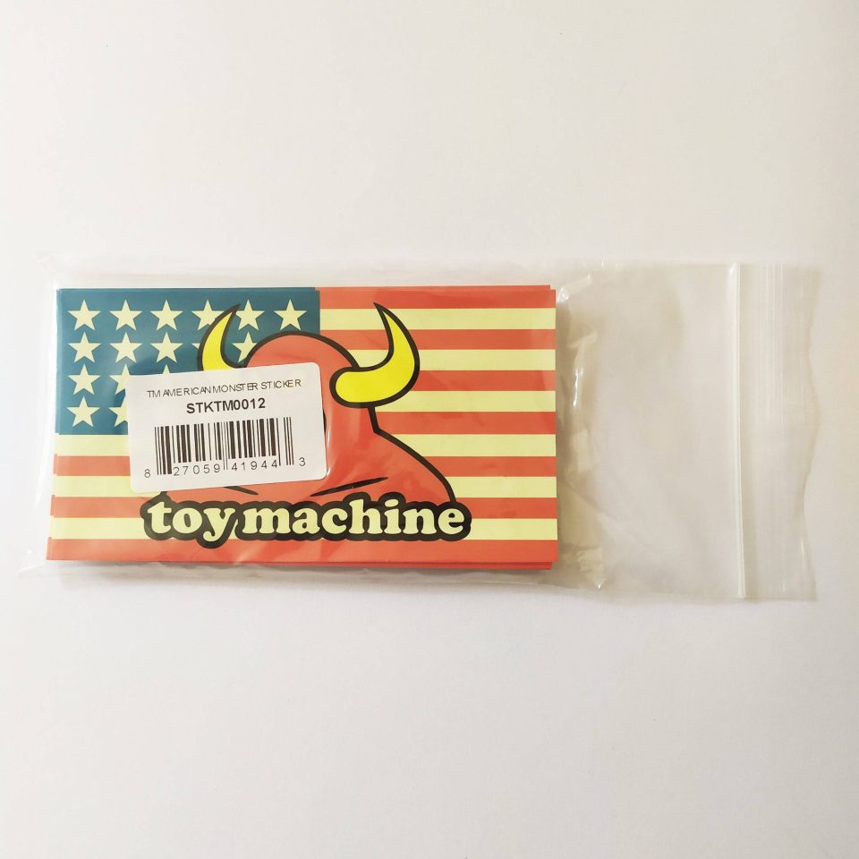 Toy Machine American Monster Stickers - 25 pack/new/sealed/official