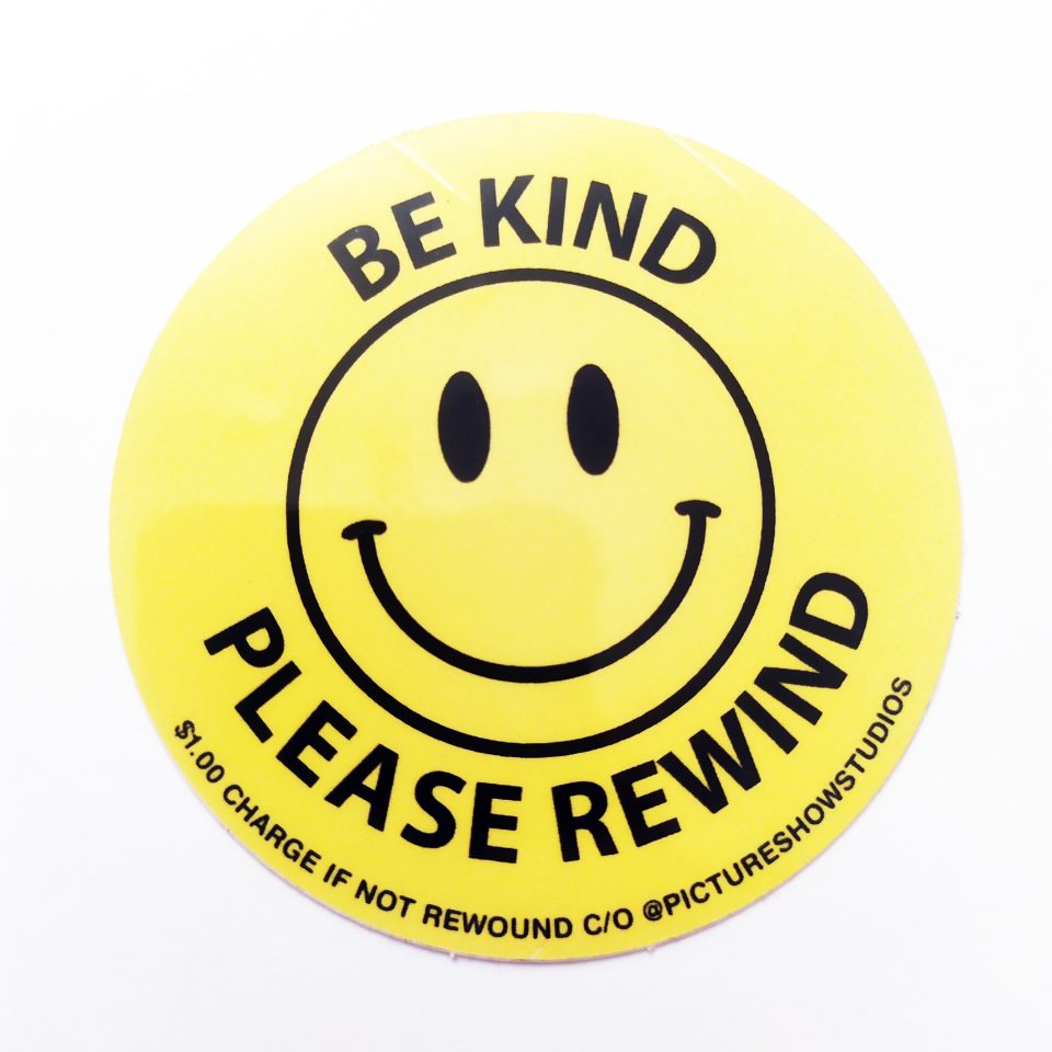Picture Show - Be Kind Please Rewind VHS Video stickerdoll Sticker