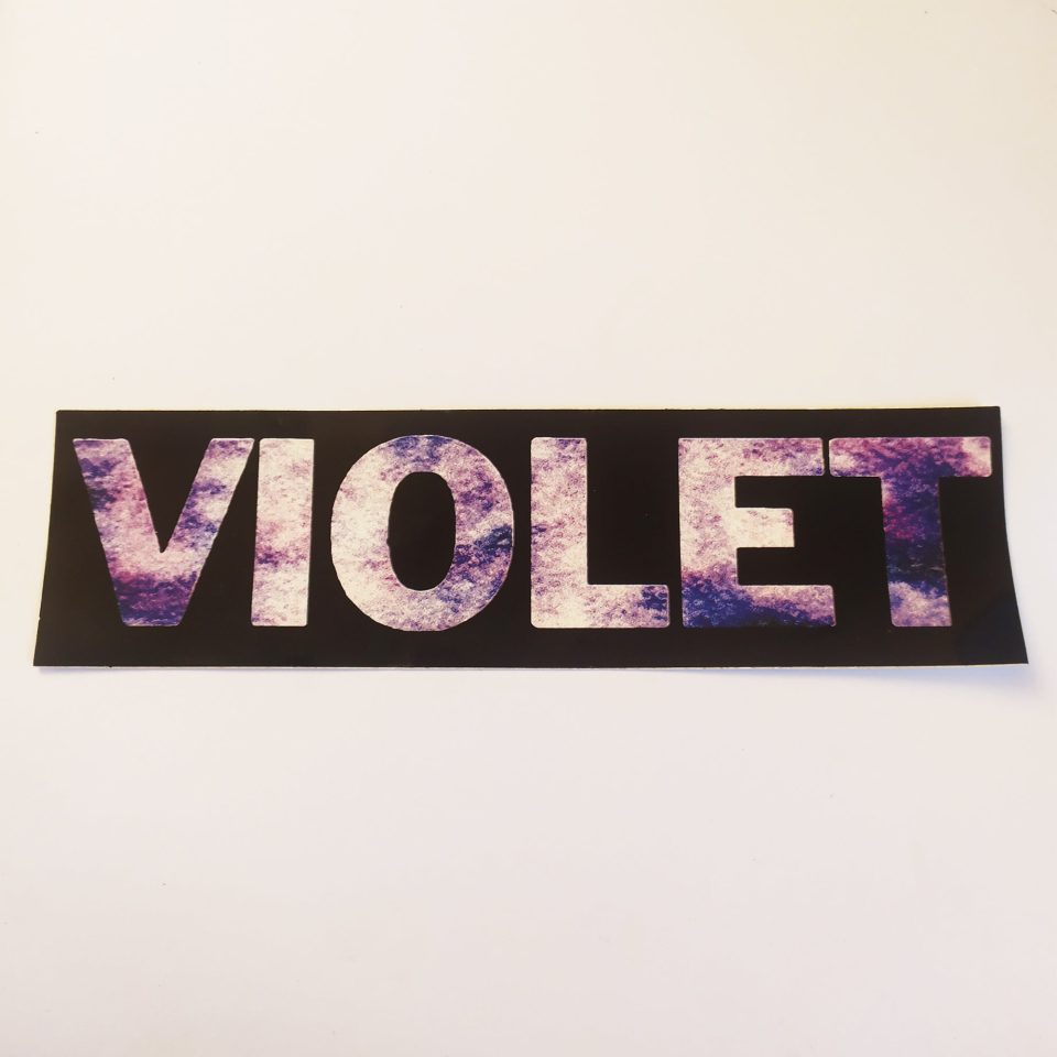 Violet stickerdoll Sticker