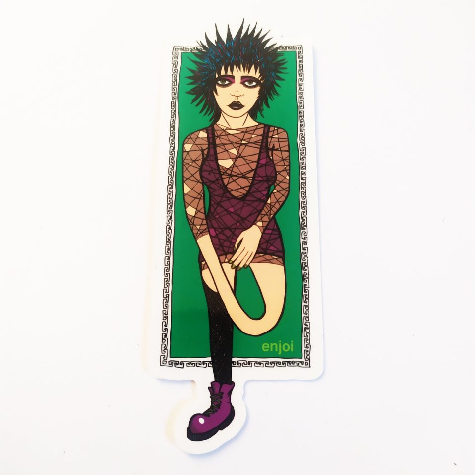 Enjoi Goth Girl stickerdoll Sticker