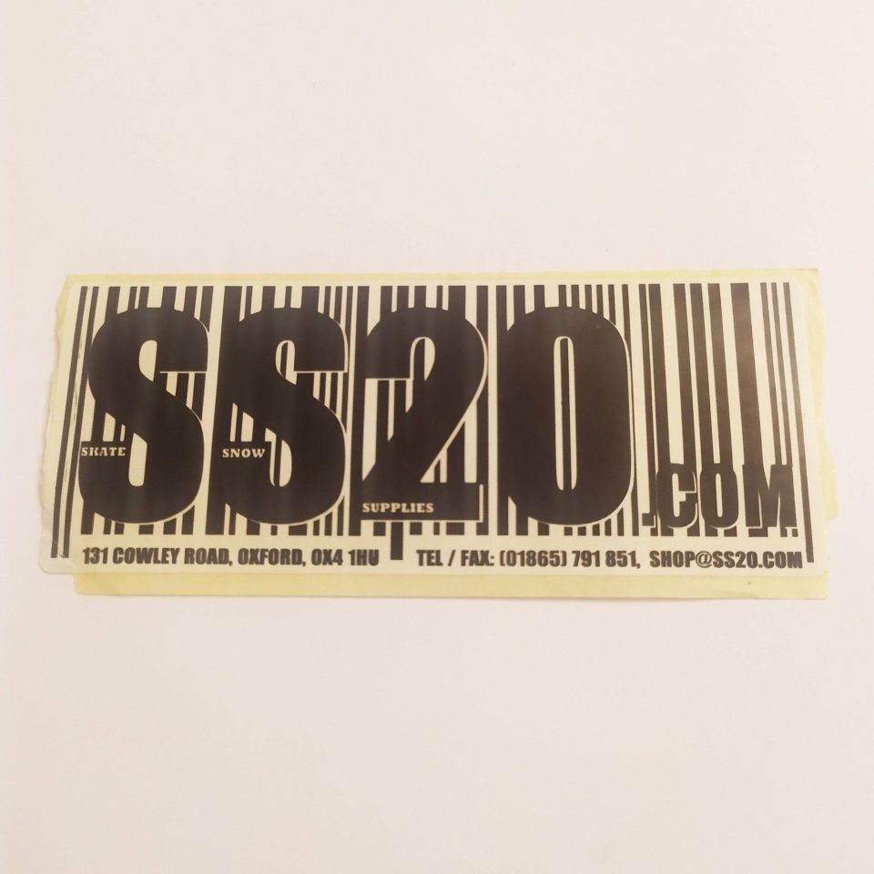 SS20 Skate Shop Sticker
