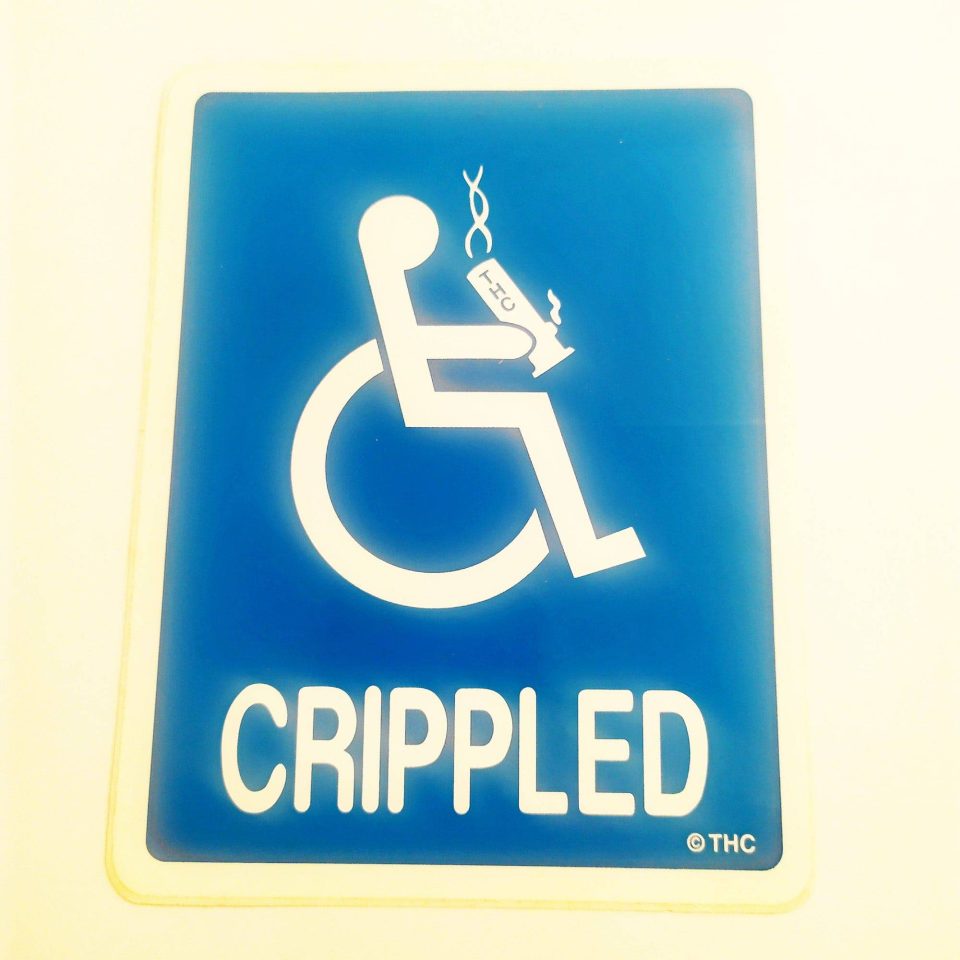 THC Crippled Sticker