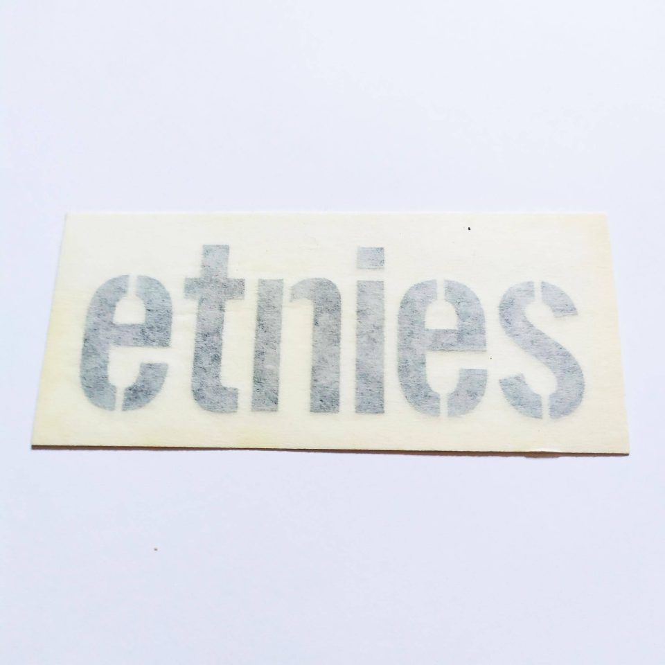 Etnes Footwear RUB-ON Sticker