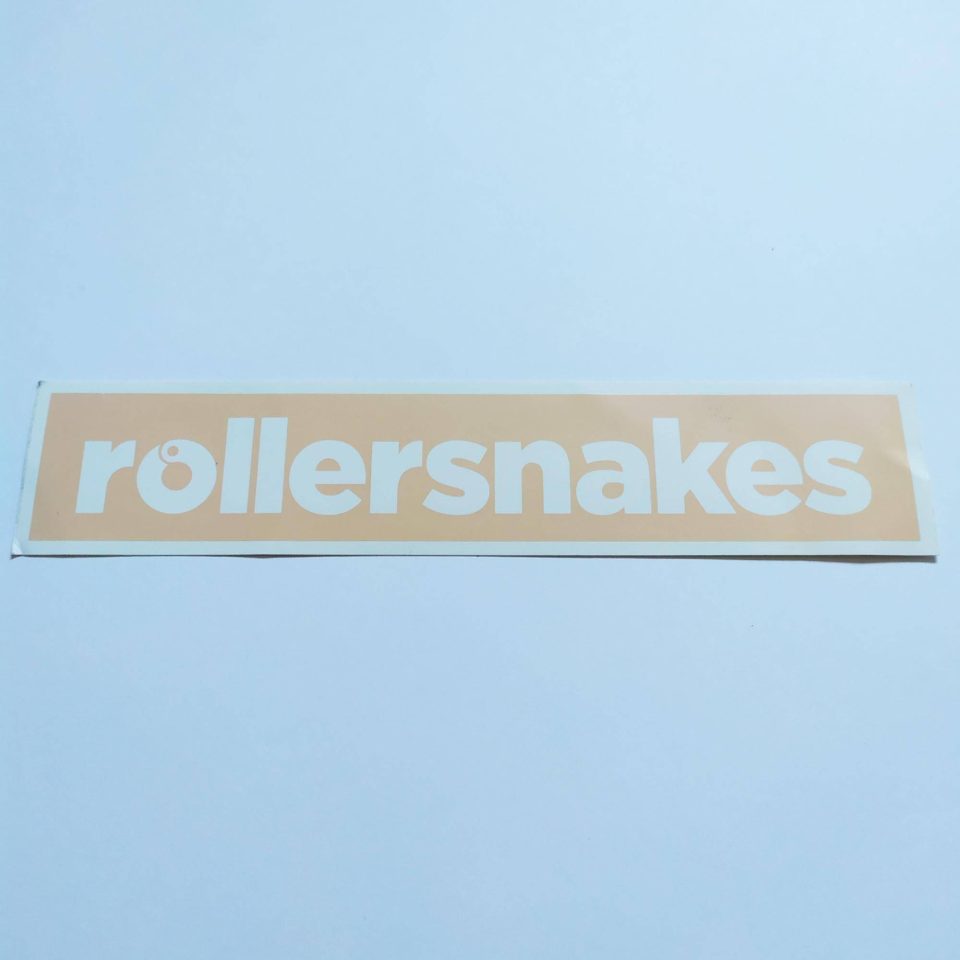 Rollersnakes Skate Shop Sticker