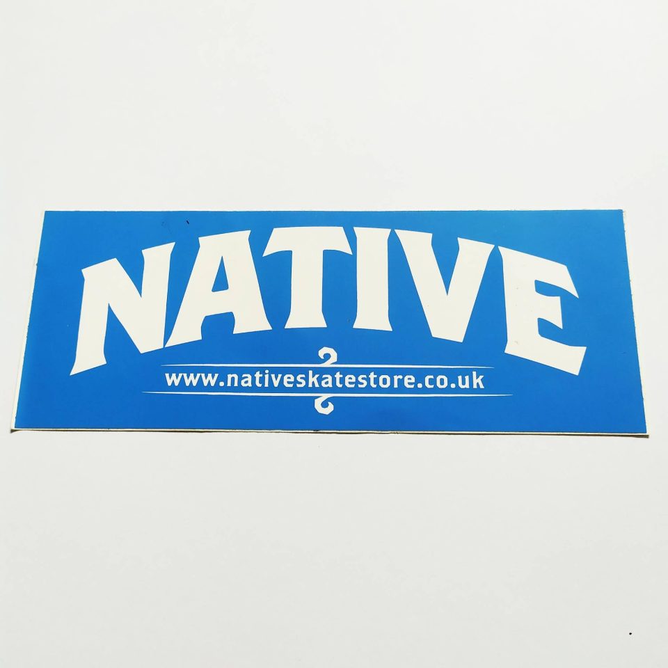 Native Skate Shop Sticker