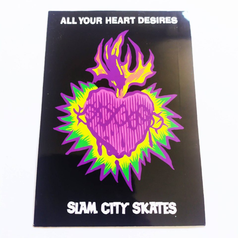 Slam City Skates x Vans Sticker