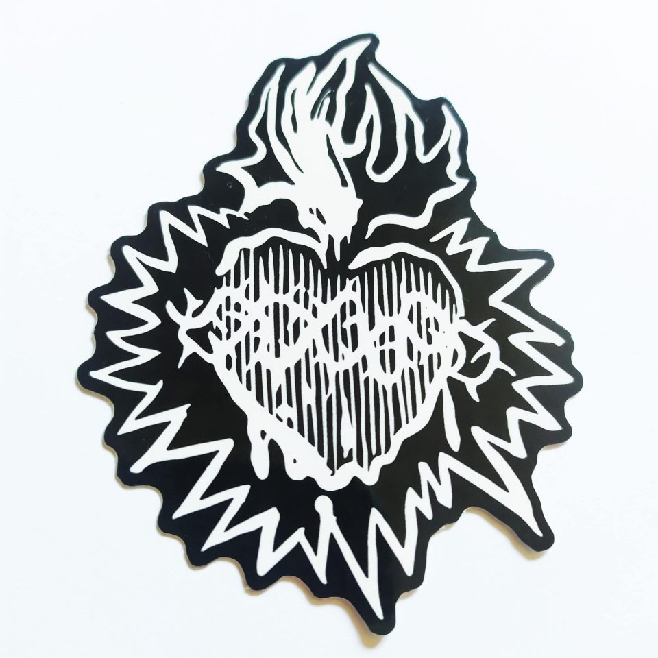 Slam City Skates x Vans Sticker