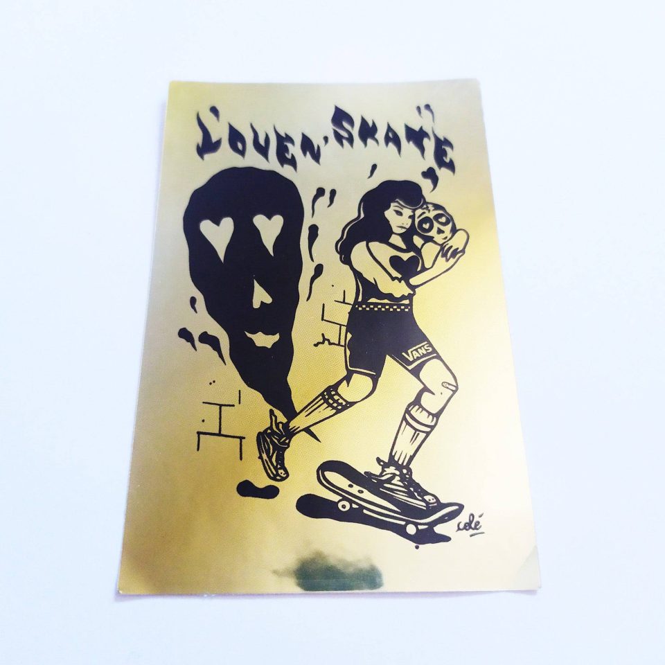 Lovenskate x Vans Sticker