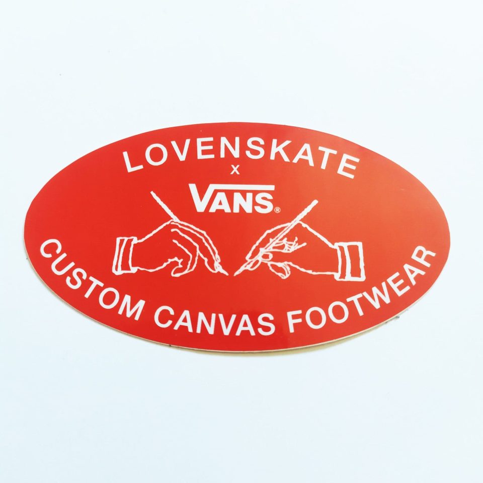 Lovenskate x Vans Sticker