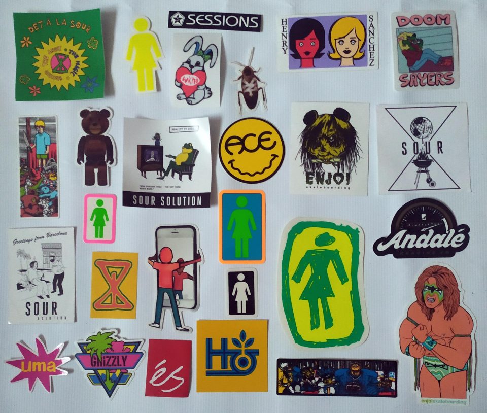 Bundle Skate Sticker Pack #17