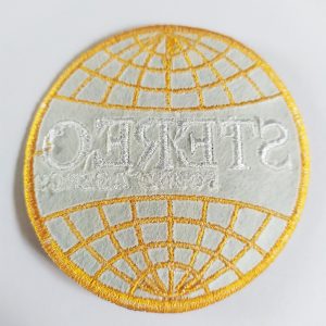 Stereo stickerdoll Patch – Brown – New Old Stock from the 90s
