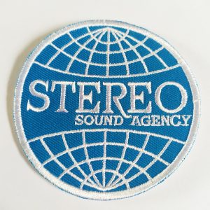 Stereo stickerdoll Patch – Blue – New Old Stock from the 90s