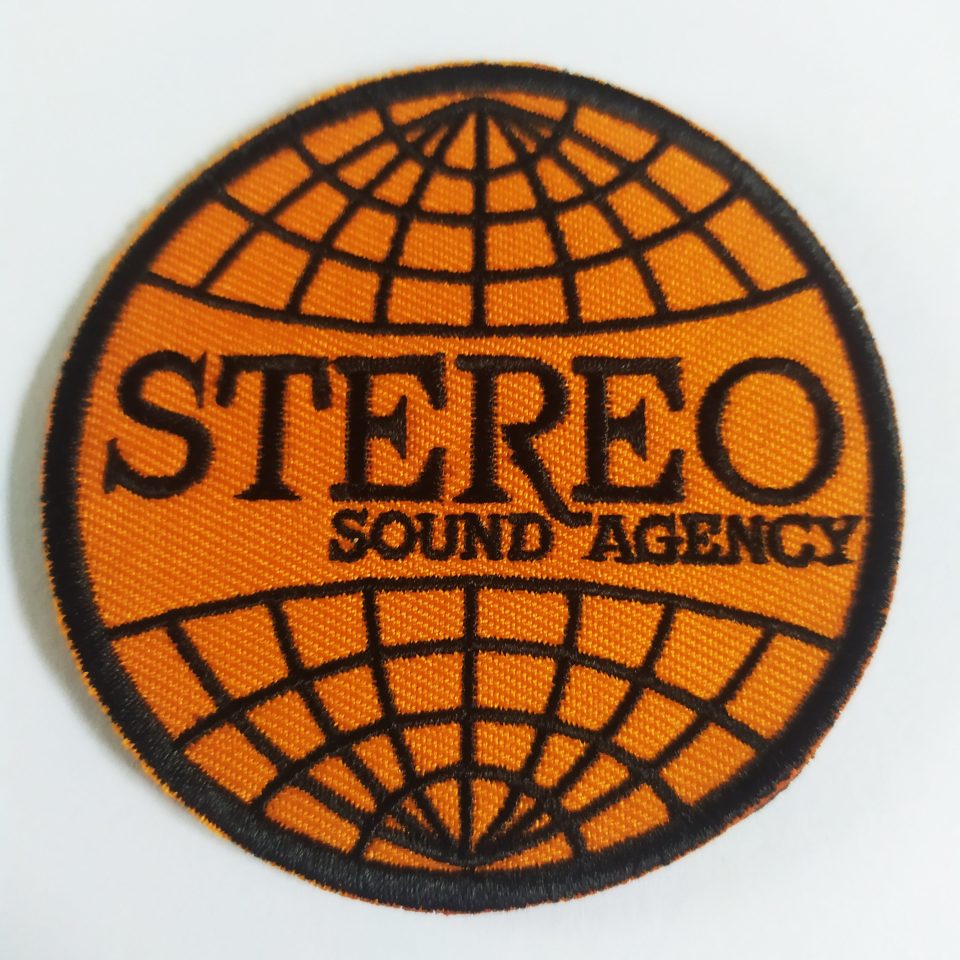 Stereo stickerdoll Patch - Orange - New Old Stock from the 90s