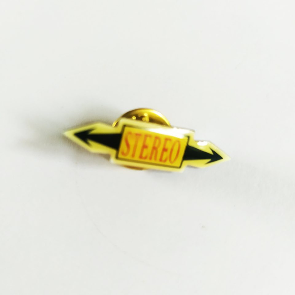 Stereo stickerdoll Lapel Pin - New Old Stock from the 90s