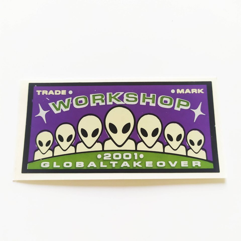 Alien Workshop stickerdoll Sticker - Global Takeover