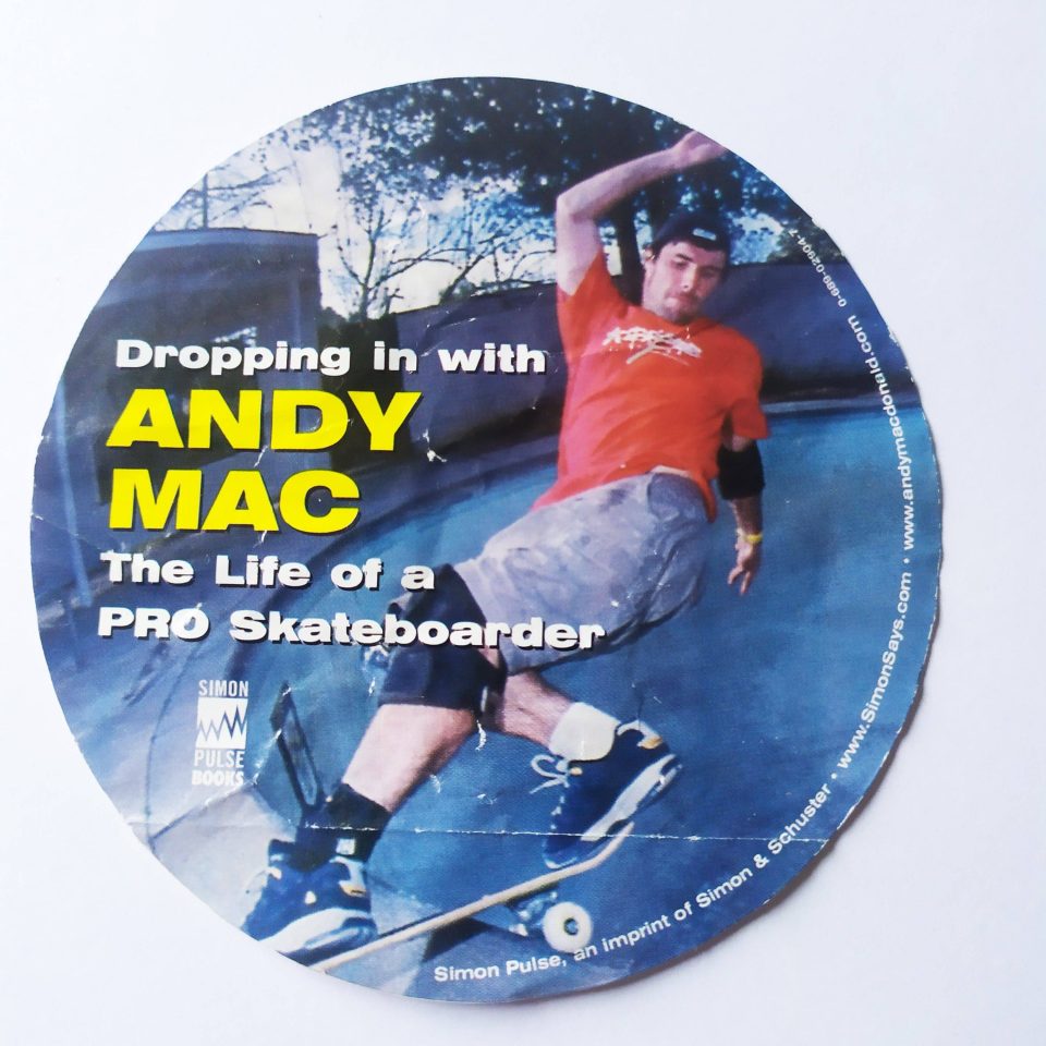 Andy Mac stickerdoll Sticker (heavily creased)