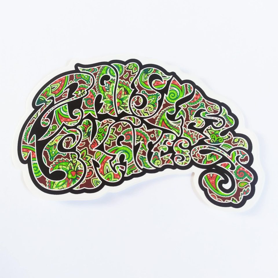 Paisley Skates stickerdoll Sticker