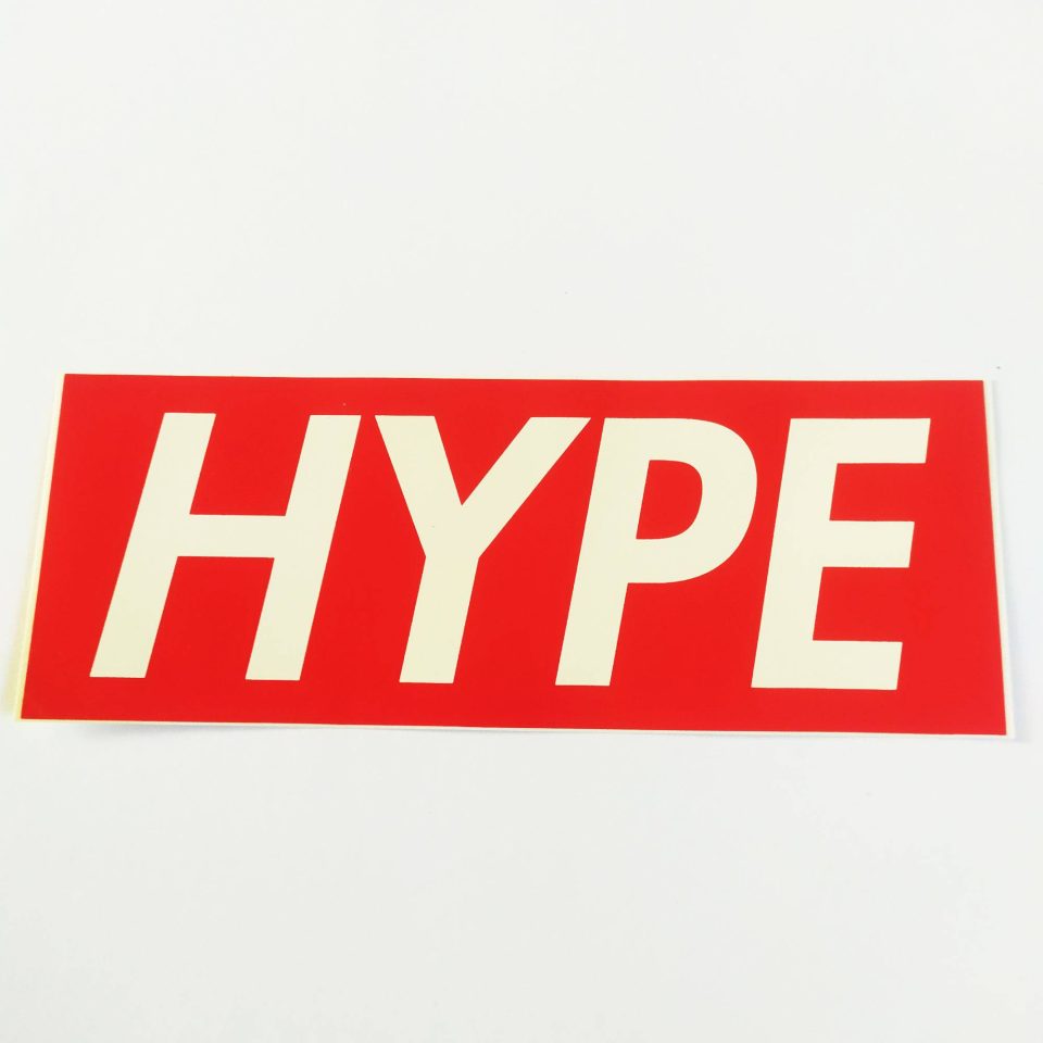 Hype Skate Sticker