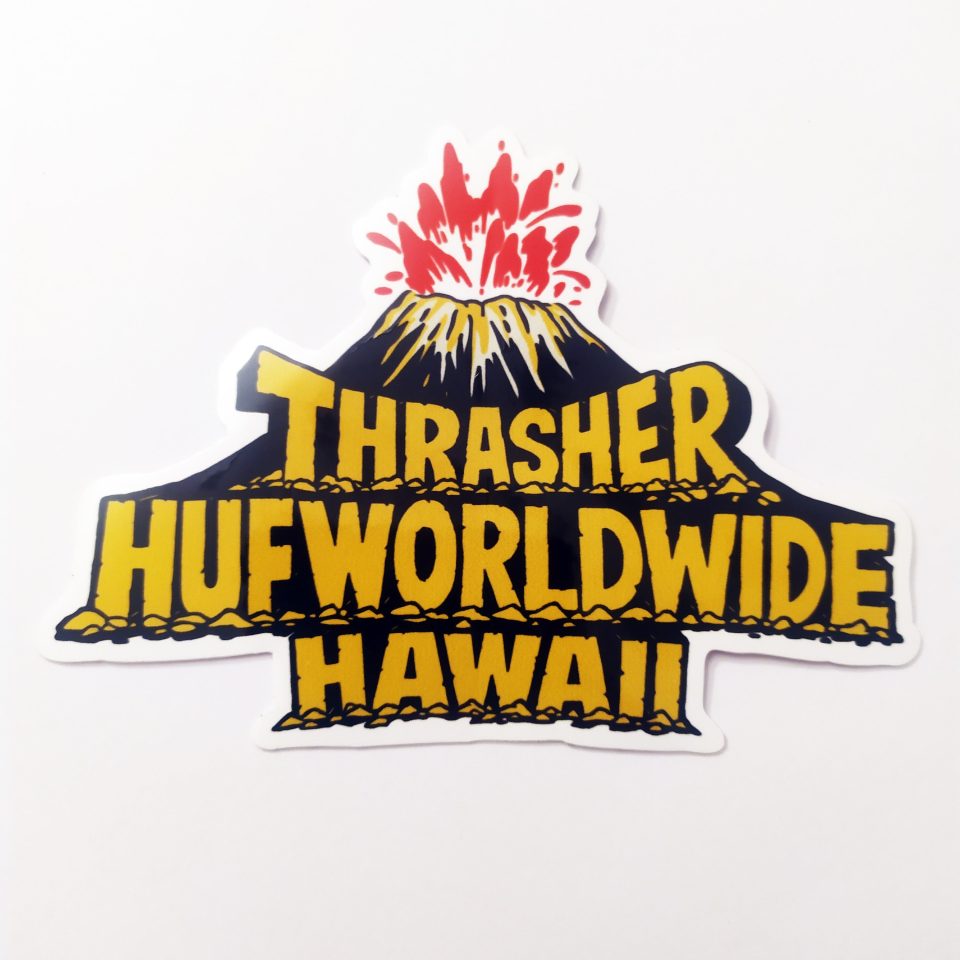 HUF X Thrasher stickerdoll Sticker - Meltdown