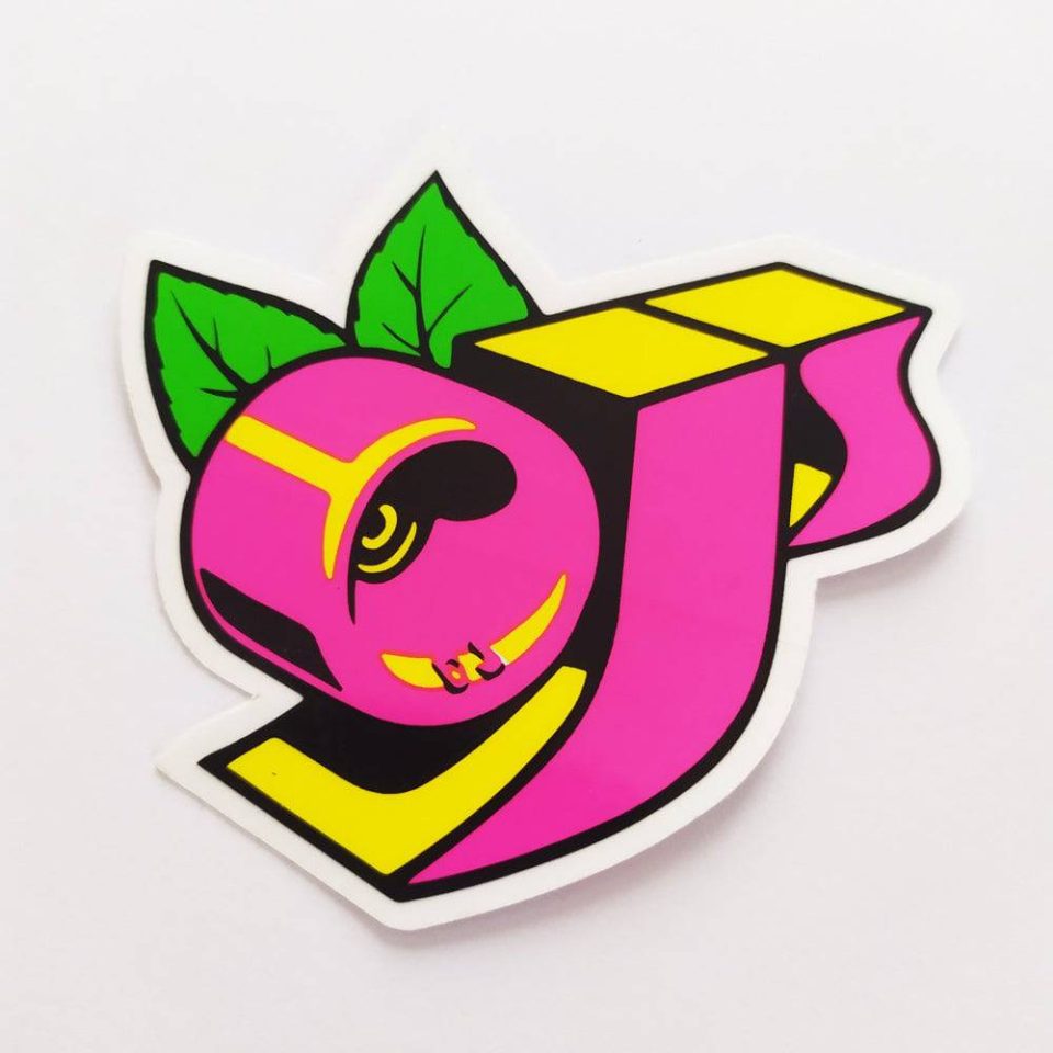 OJ Wheels stickerdoll Sticker