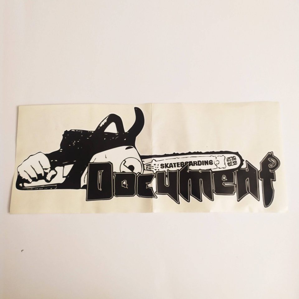 Document stickerdoll Magazine Sticker (creased)