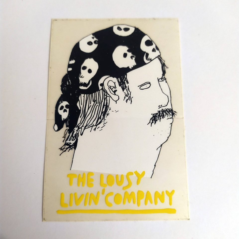 The Lousy Living Company Skate Sticker
