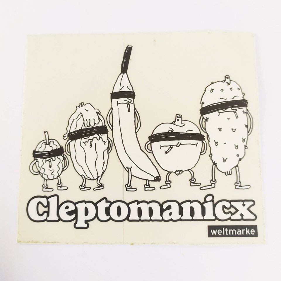 Cleptomanicx Old School Skate Sticker