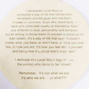 Local Boy’z Old School Skate Sticker