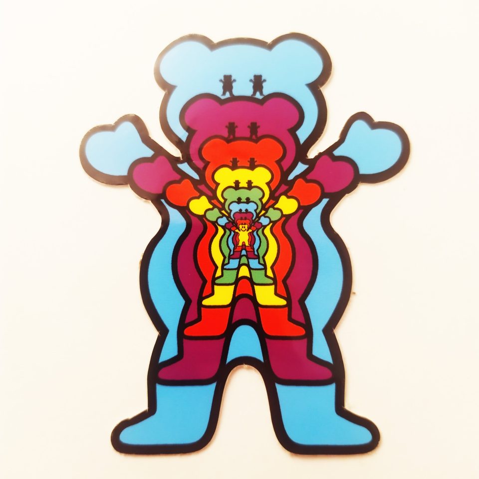Grizzly Griptape stickerdoll Sticker