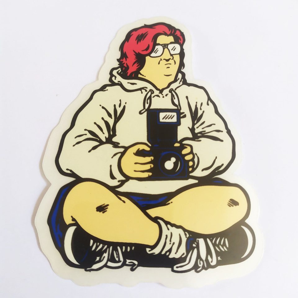 Paisley Skates stickerdoll Sticker