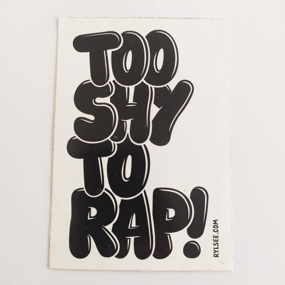Too Shy To Rap! stickerdoll Sticker