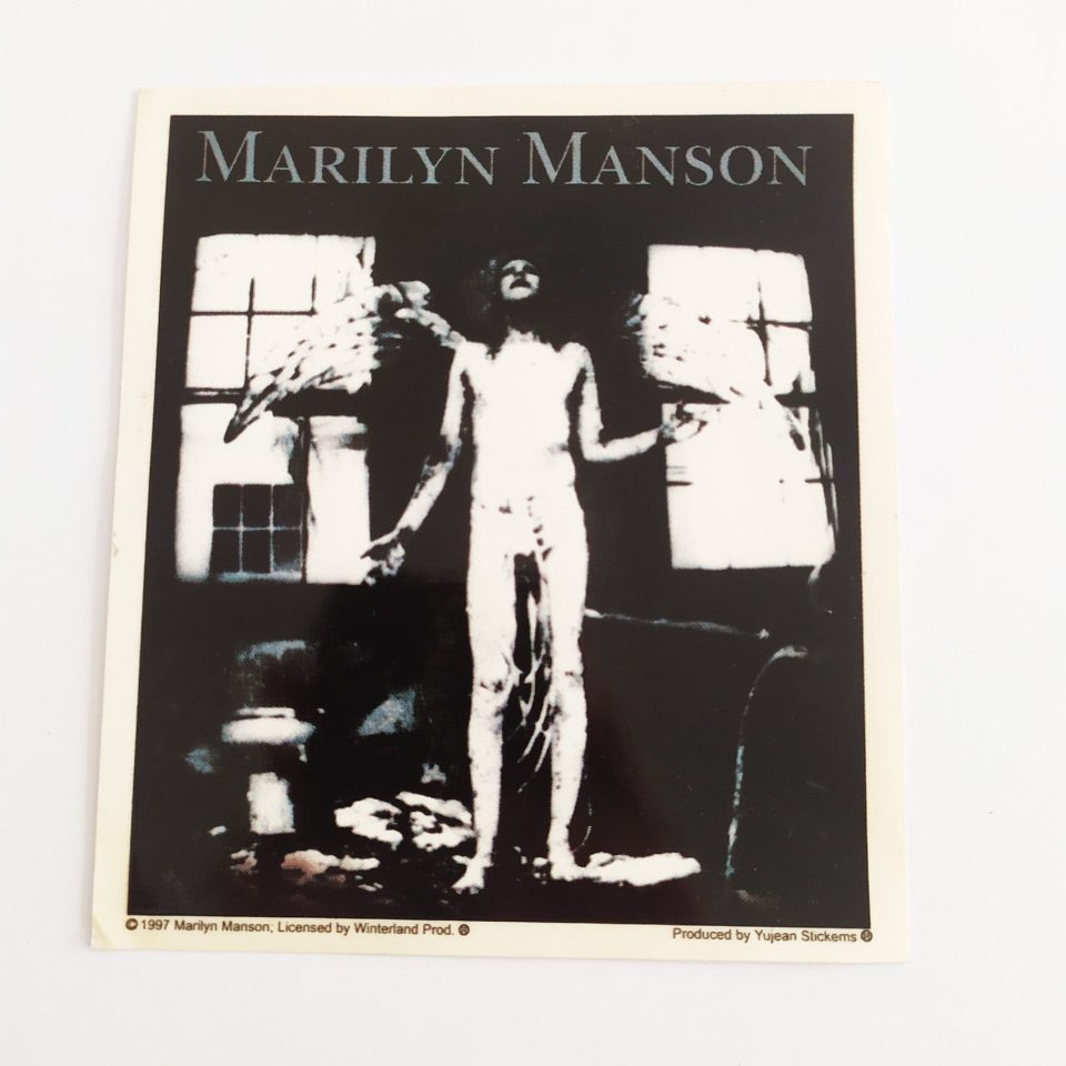 Marilyn Manson Industrial Rock Music Sticker - From 1997
