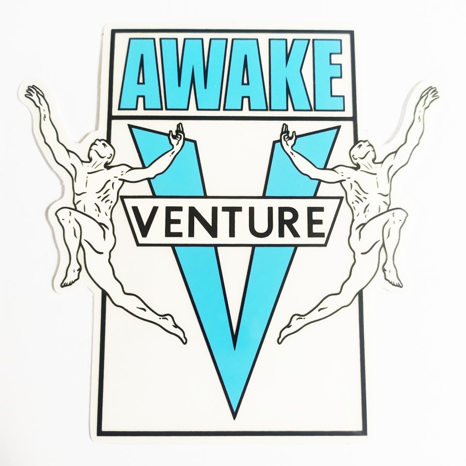 Venture Trucks - '87 stickerdoll Sticker Blue