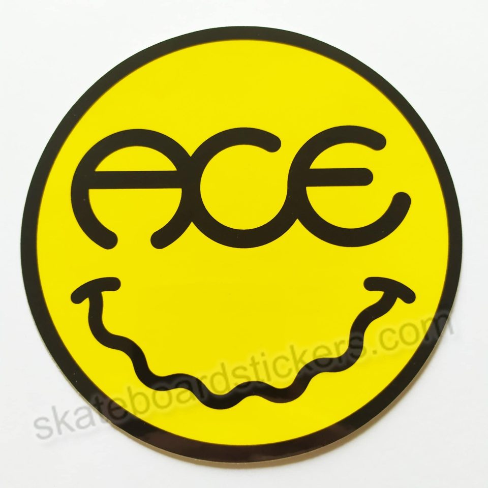 Ace Trucks stickerdoll Sticker - Baked Smile