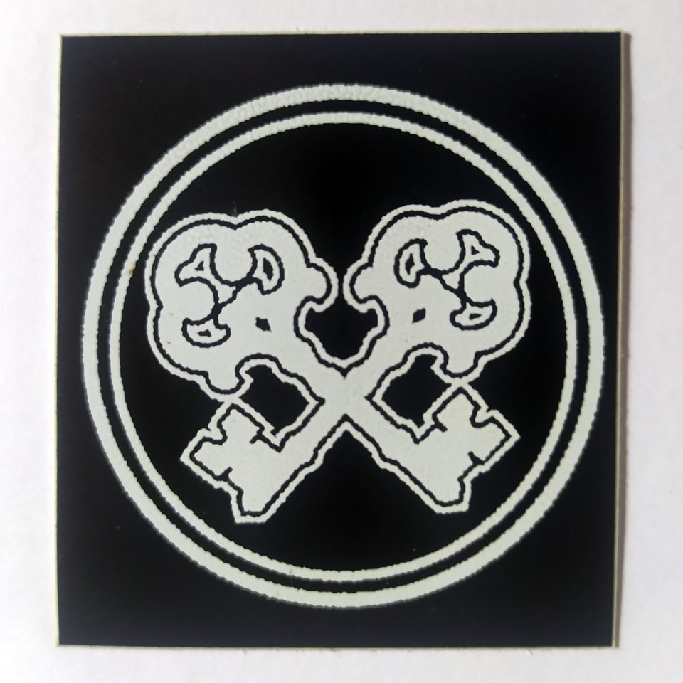 Skeleton Key stickerdoll Sticker