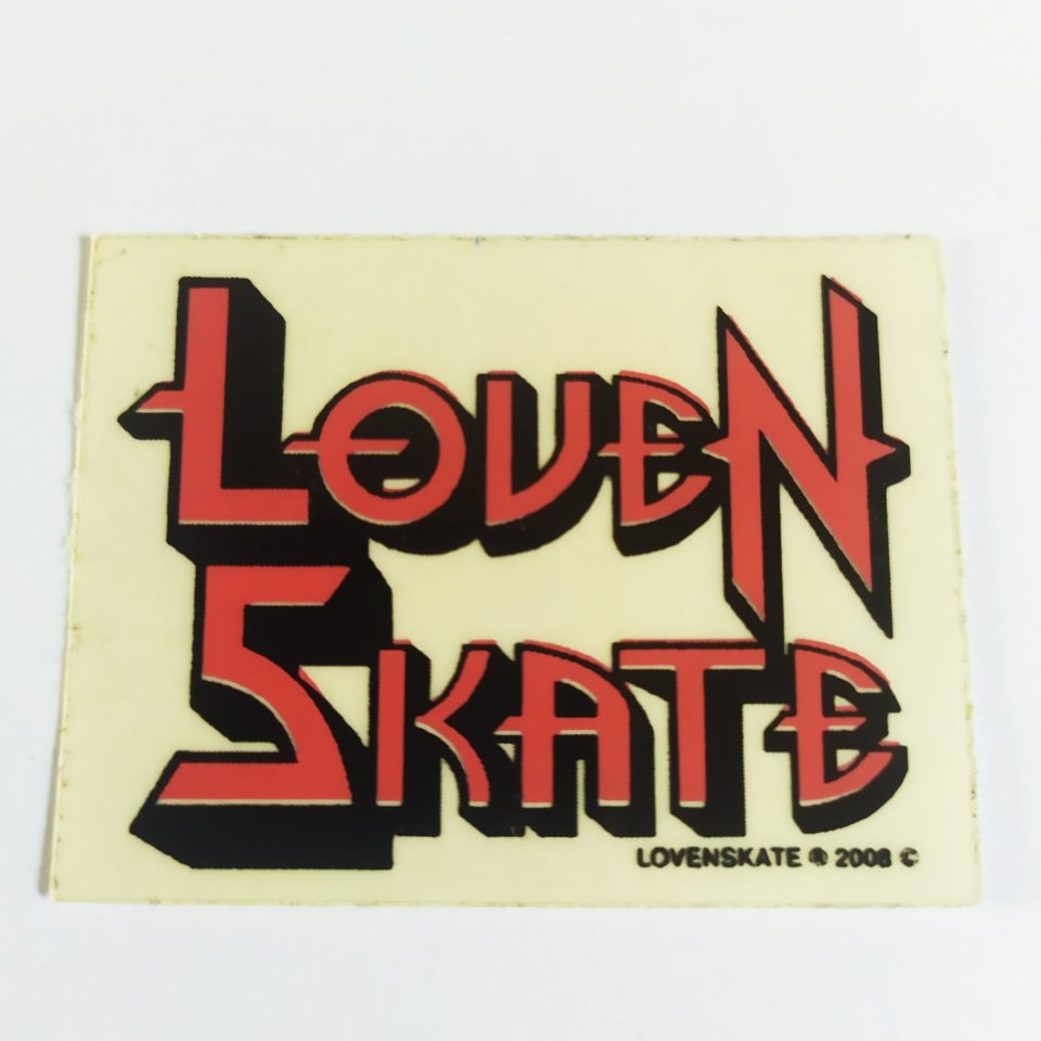 Lovenskate stickerdoll Sticker