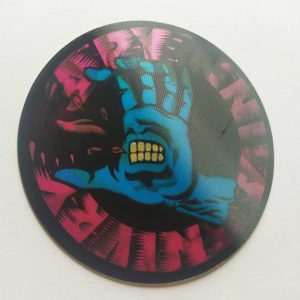 Santa Cruz – LENTICULAR Screaming Hand Skate Sticker