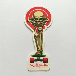 Powell Peralta Tucking Skeleton stickerdoll Sticker